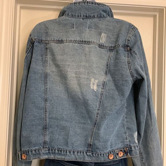 CI SONO, denim jacket, XL, distressed, excellent condition, great look - Picture 5 of 11